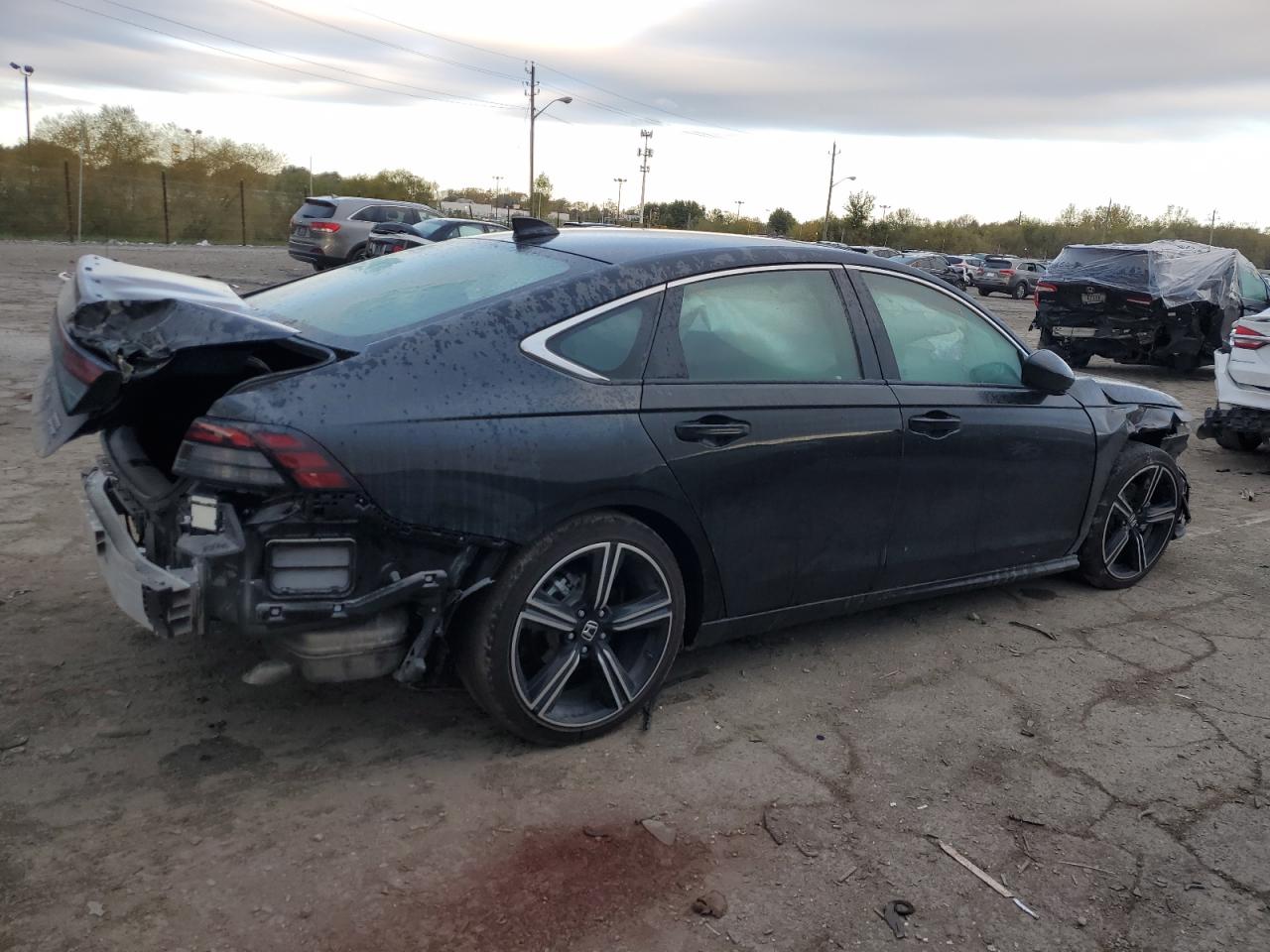2024 Honda Accord VIN 1HGCY2F5XRA070280 Copart auction photo, rear end / undercarriage damage thumbnail 3