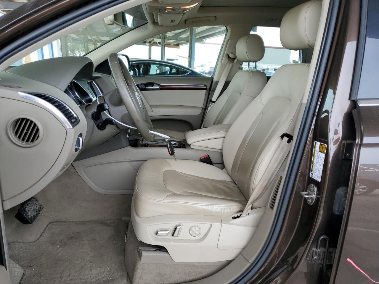 2010 Audi Q7 VIN WA1LYAFE2AD002478 Copart auction photo, side damage thumbnail 7