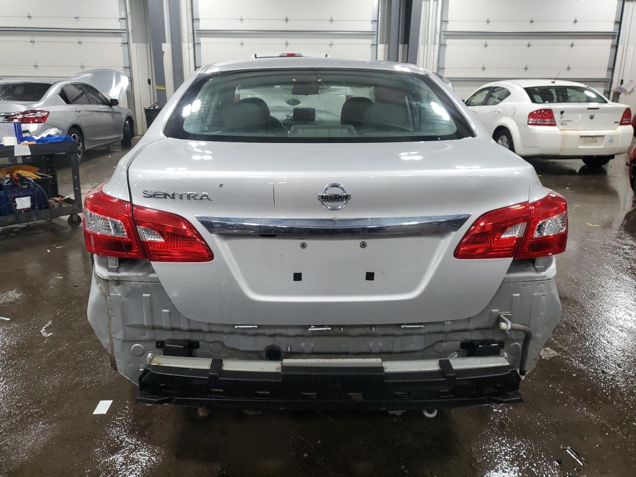 2018 Nissan Sentra VIN 3N1AB7AP8JY229698 Copart auction photo, side / rear end damage thumbnail 6