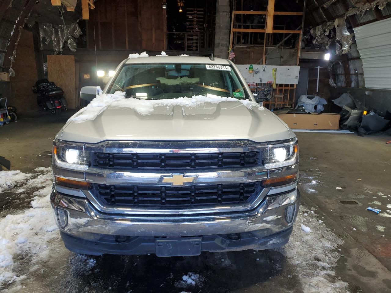 2018 Chevrolet Silverado VIN 3GCUKREC0JG482825 Copart auction photo, side / undercarriage damage thumbnail 5