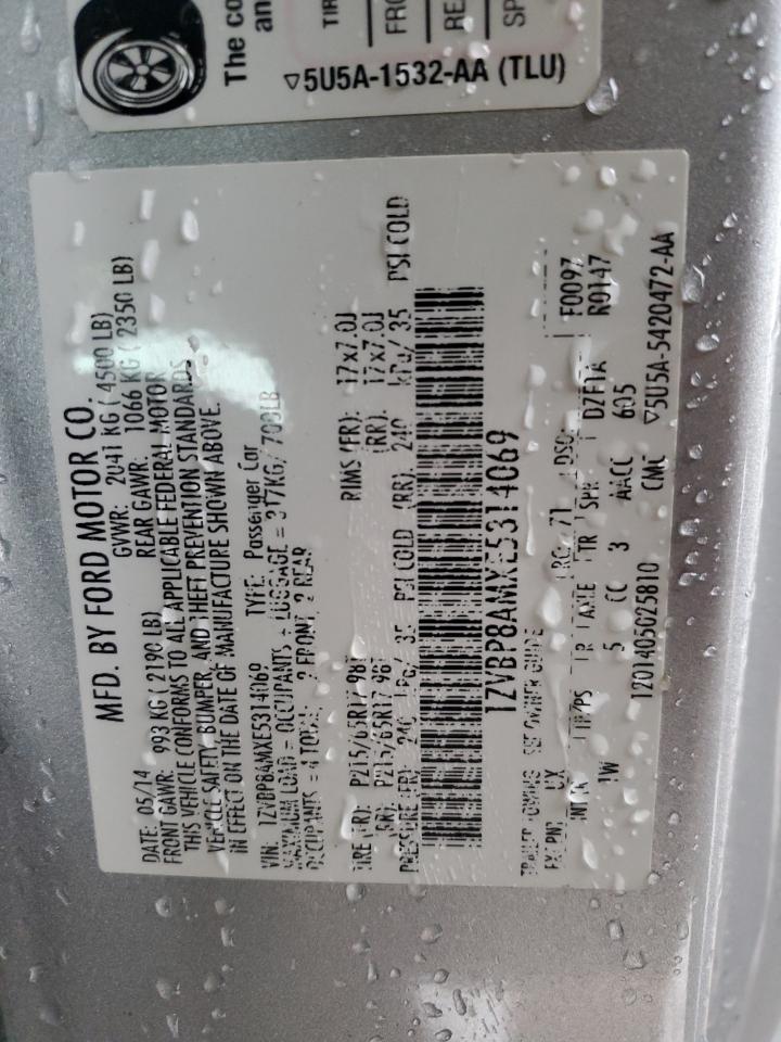 2014 Ford Mustang VIN 1ZVBP8AMXE5314069 Copart auction photo, front end damage thumbnail 12