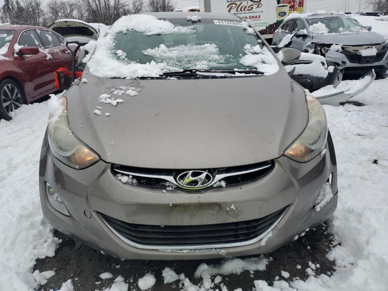 2012 Hyundai Elantra VIN 5NPDH4AE1CH064700 Copart auction photo, vandalism / minor dent/scratches damage thumbnail 5