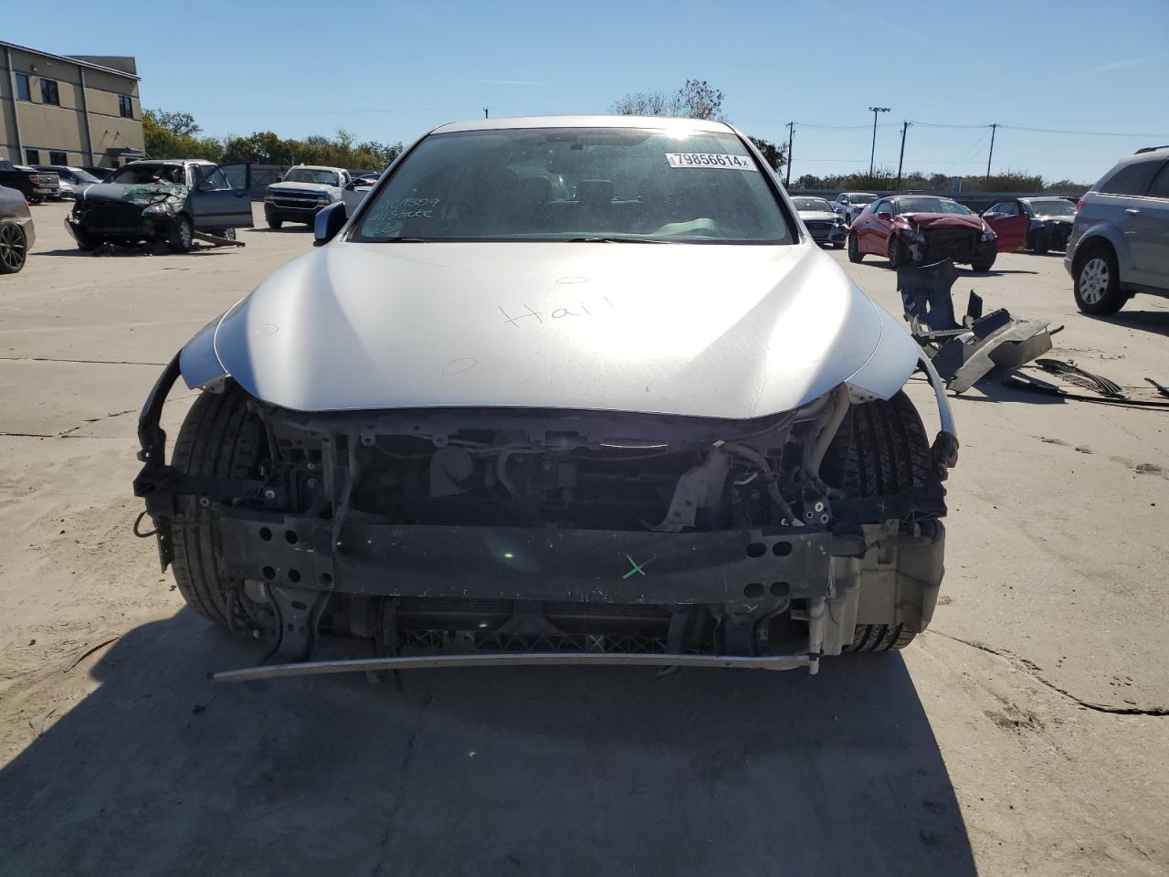 2017 Infiniti Q50 VIN JN1EV7AP5HM736693 Copart auction photo, front end damage thumbnail 5