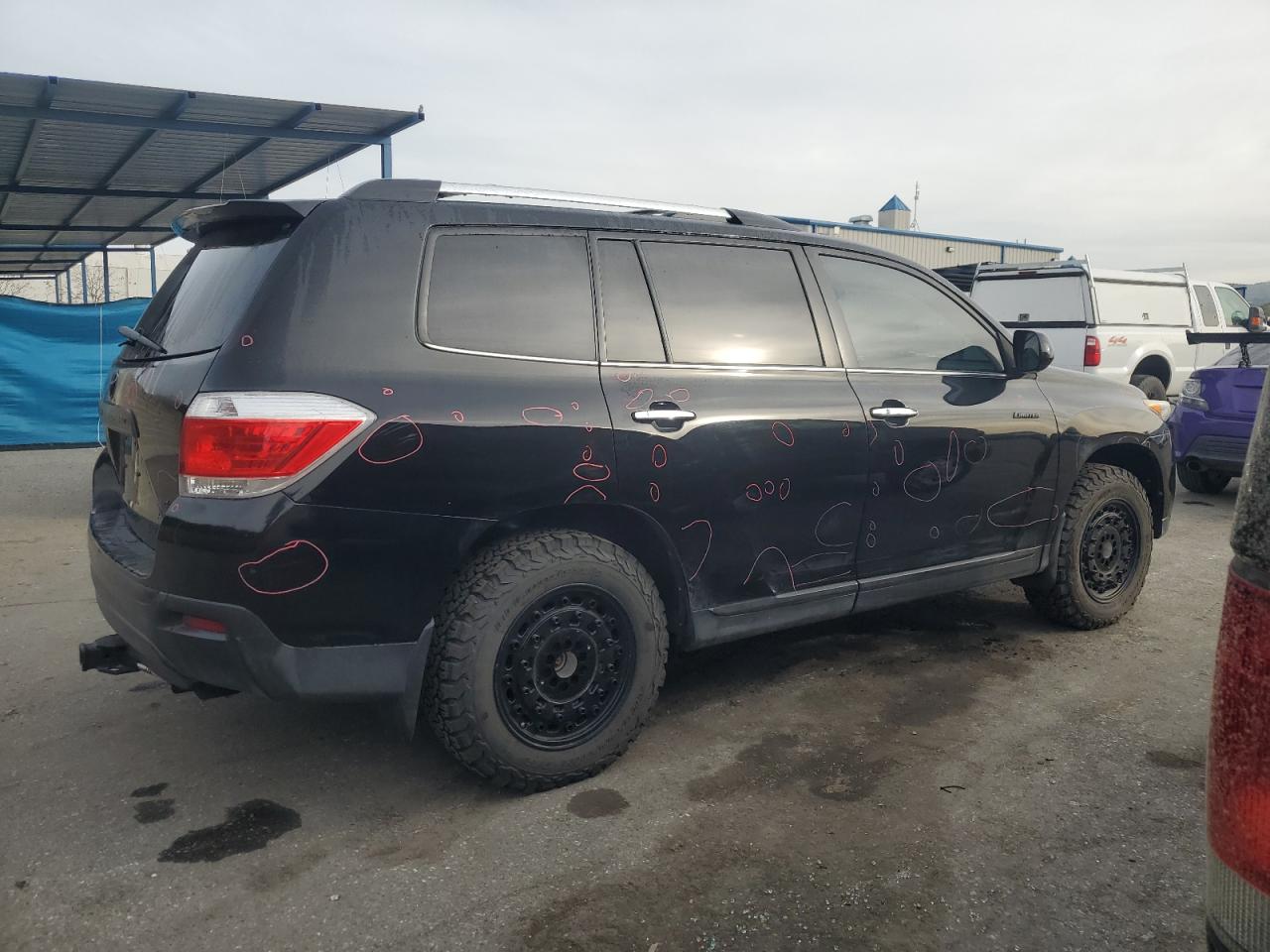 2012 Toyota Highlander VIN 5TDDK3EH9CS110297 Copart auction photo, minor dent/scratches damage thumbnail 3