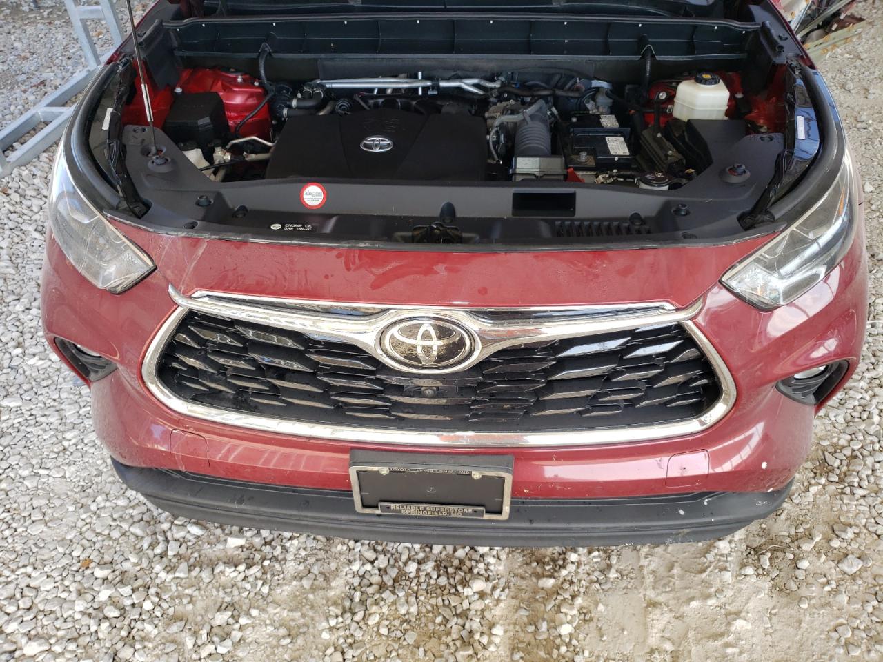 2020 Toyota Highlander VIN 5TDDZRBH7LS044027 Copart auction photo, side / rear end damage thumbnail 12