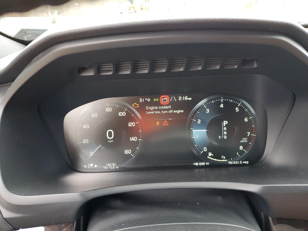 2019 Volvo XC90 VIN YV4A22PK7K1416817 Copart auction photo, frame damage / front end damage thumbnail 9