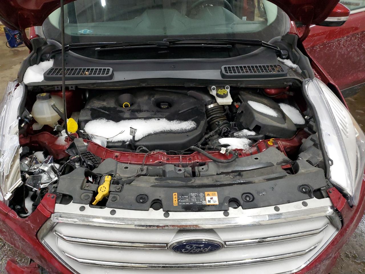 2018 Ford Escape VIN 1FMCU9J91JUC08543 Copart auction photo, front end damage thumbnail 13