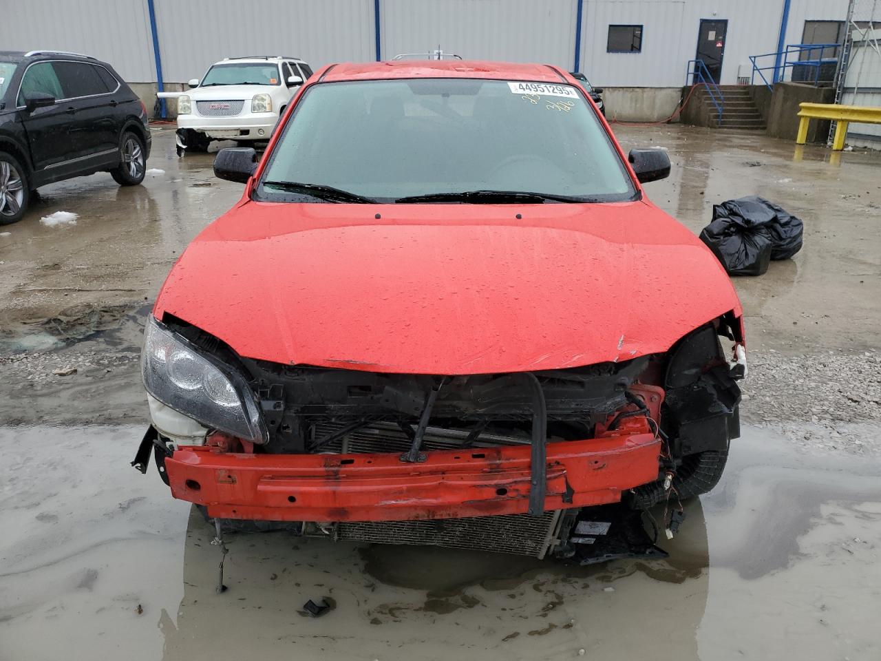 2008 Mazda 3 VIN JM1BK12F581782392 Copart auction photo, front end / side damage thumbnail 5