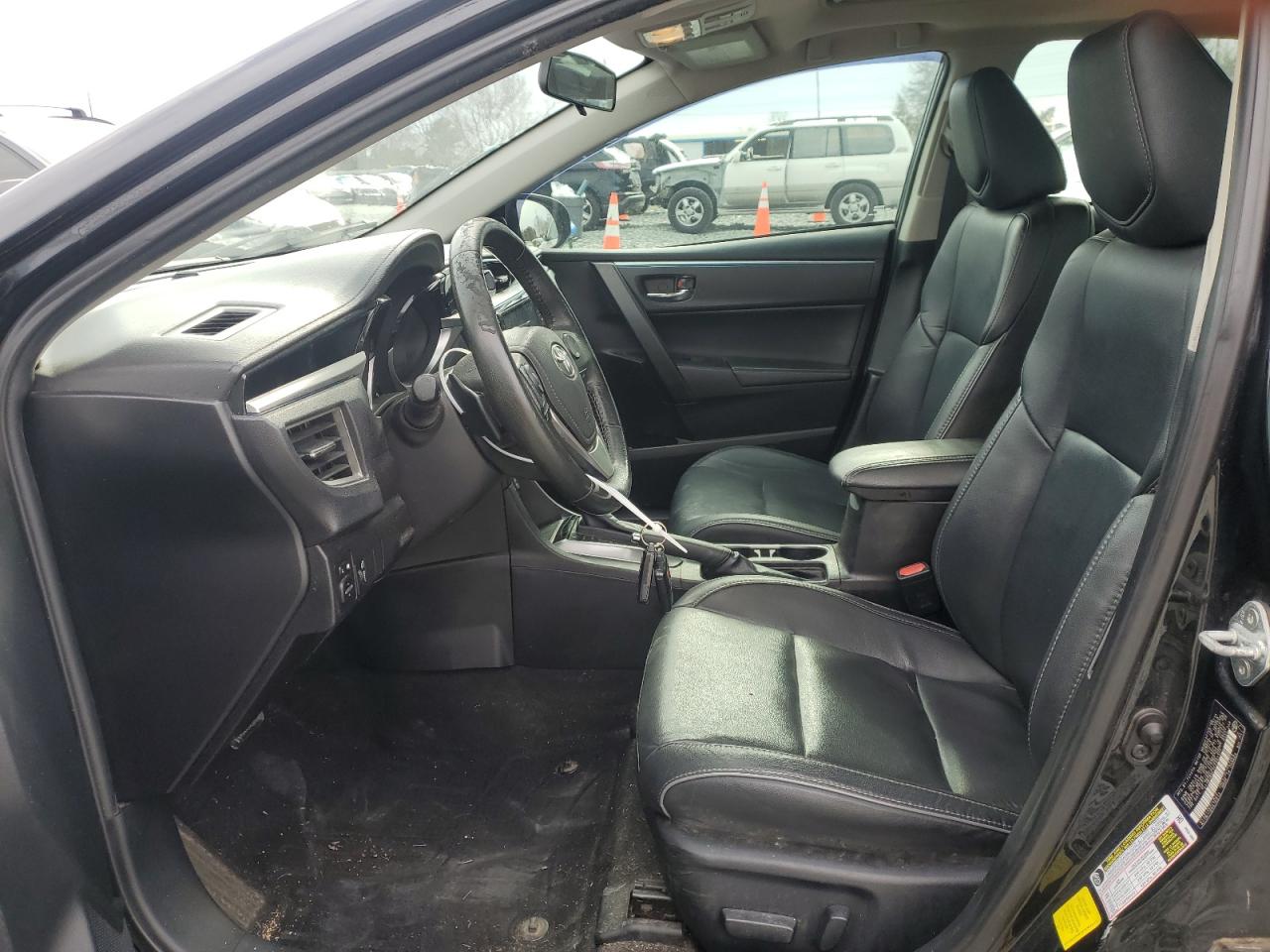 2015 Toyota Corolla VIN 2T1BURHE2FC307377 Copart auction photo, side damage thumbnail 7