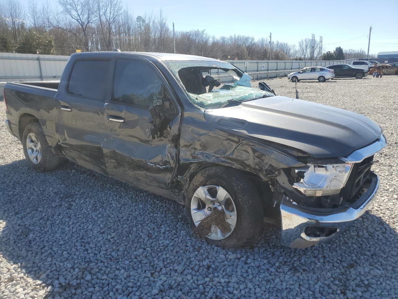 2019 RAM 1500 VIN 1C6RRFFG9KN805156 Copart auction photo, front end damage thumbnail 4