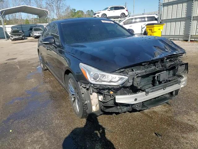 2019 Genesis G90 VIN KMTF54JHXKU059223 Copart auction photo, front end damage thumbnail 14