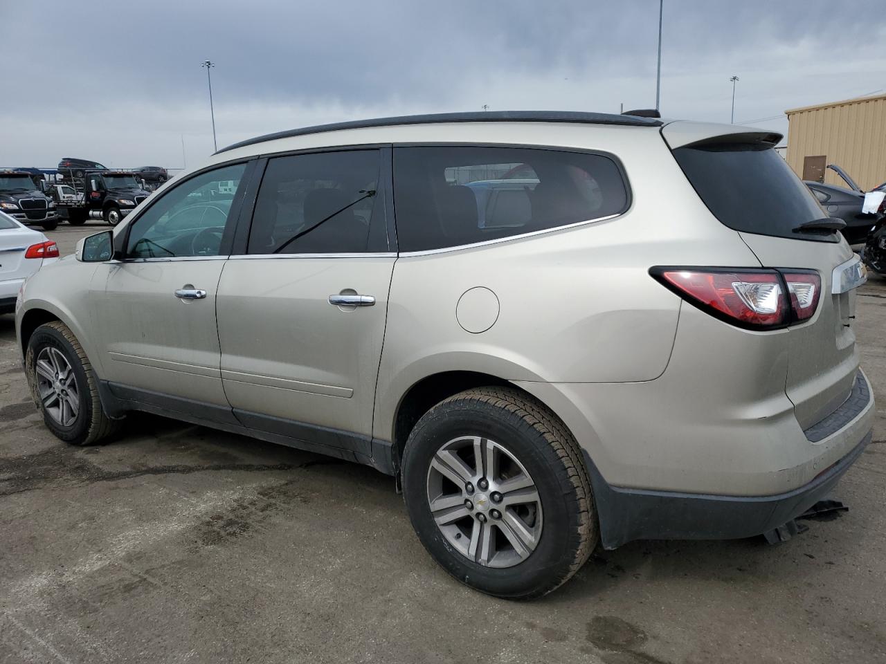 2016 Chevrolet Traverse VIN 1GNKRGKD2GJ273525 Copart auction photo, side / rear end damage thumbnail 2