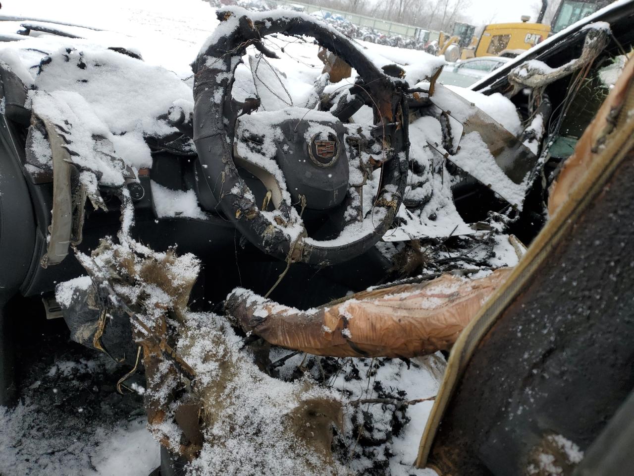 2015 Cadillac Escalade VIN 1GYS4BKJ9FR220279 Copart auction photo, burn damage thumbnail 8