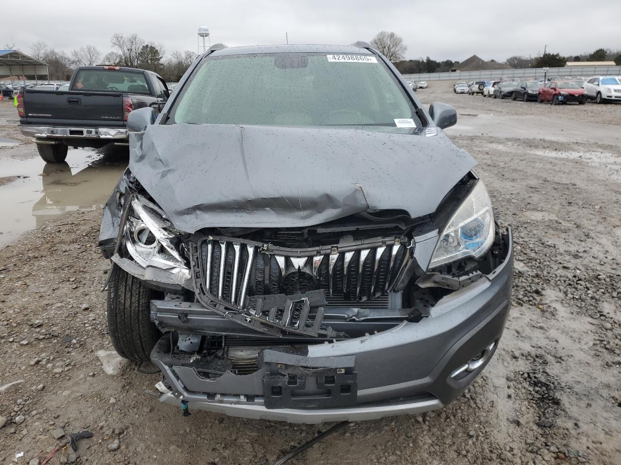 2013 Buick Encore VIN KL4CJBSB5DB101690 Copart auction photo, front end damage thumbnail 5