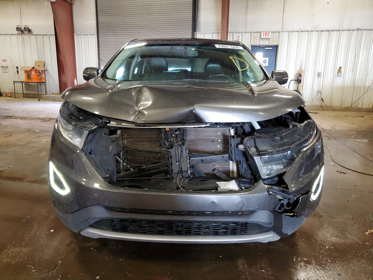 2016 Ford Edge VIN 2FMPK4K91GBB13116 Copart auction photo, front end / side damage thumbnail 5