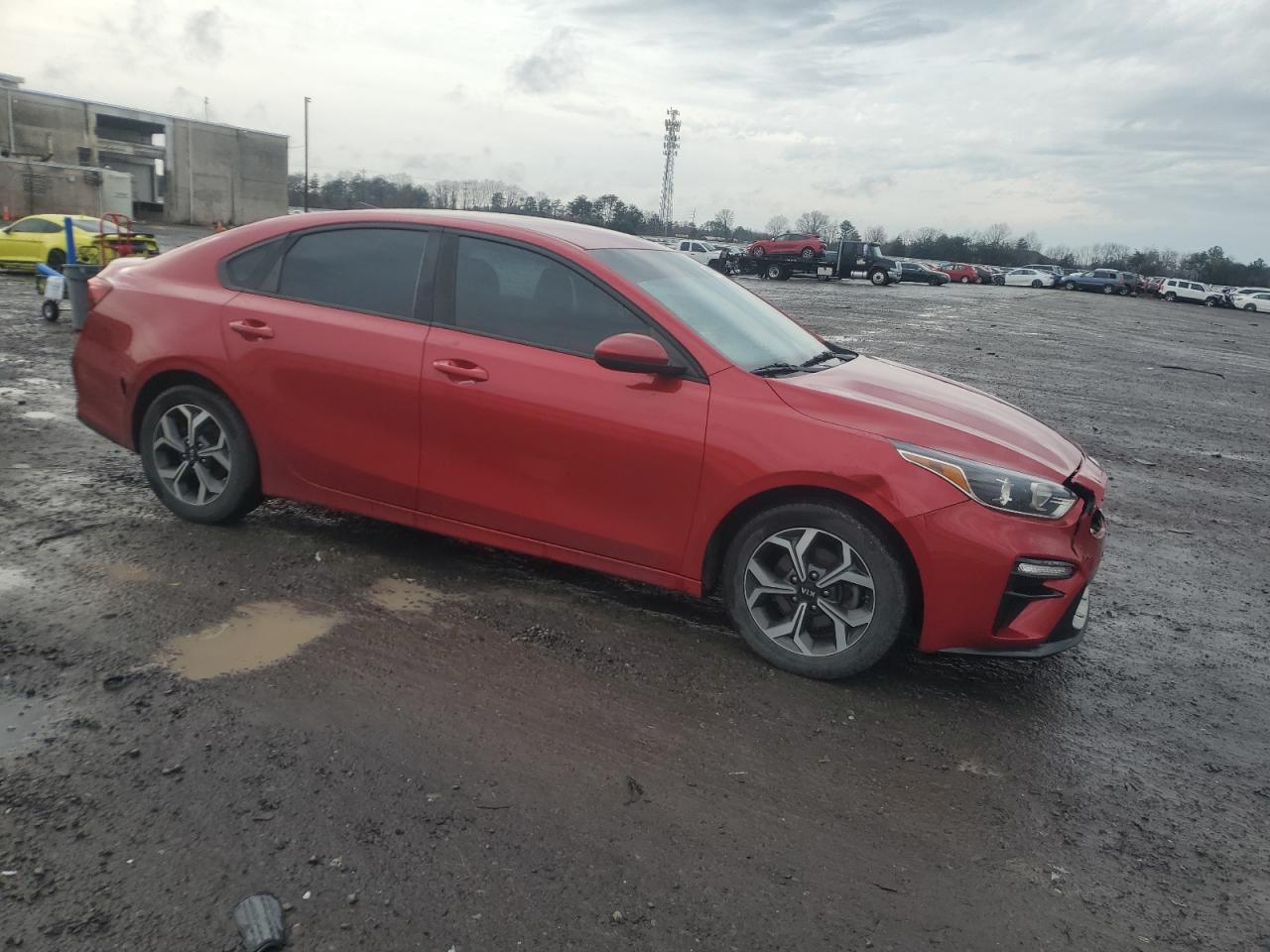 2019 KIA Forte VIN 3KPF24AD1KE029966 Copart auction photo, front end / side damage thumbnail 4