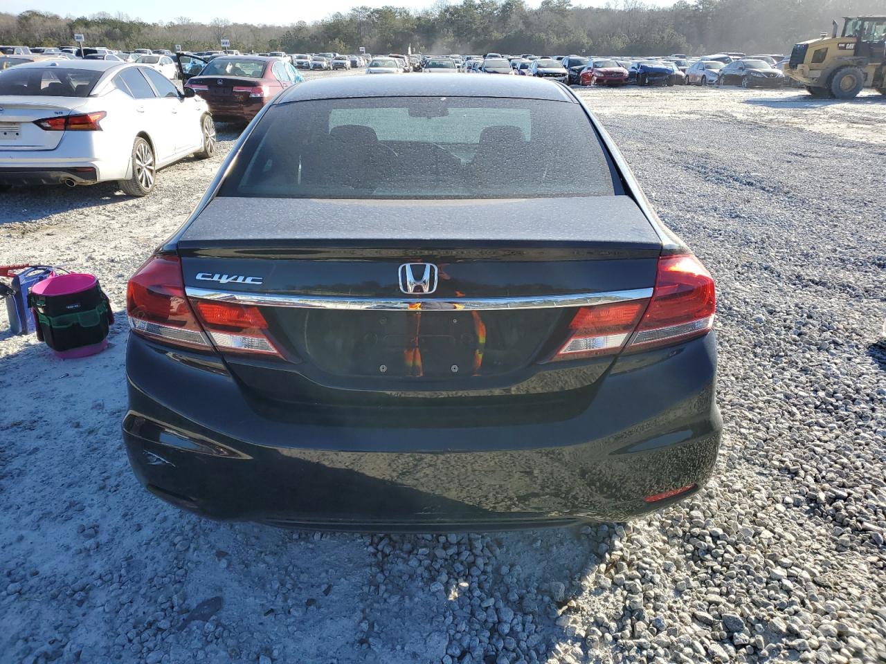 2013 Honda Civic VIN 19XFB2F58DE030363 Copart auction photo, front end / side damage thumbnail 6