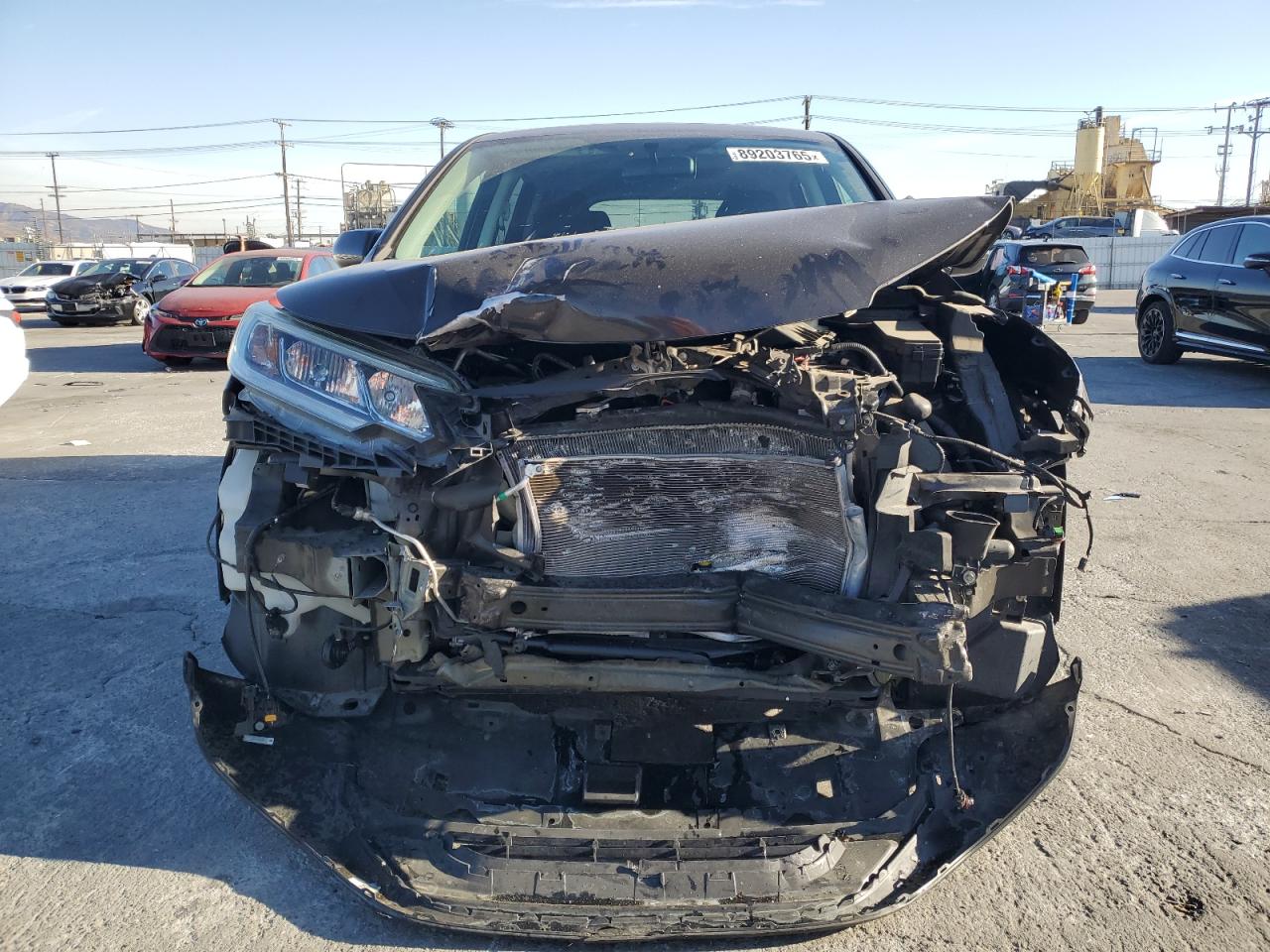2015 Honda CR-V VIN 2HKRM3H56FH553972 Copart auction photo, front end damage thumbnail 5