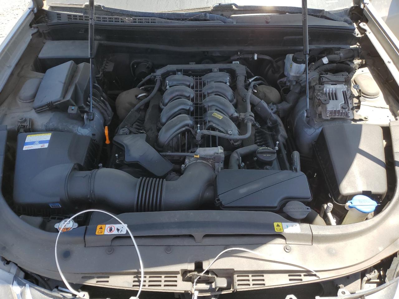 2012 Hyundai Equus VIN KMHGH4JH1CU049316 Copart auction photo, front end damage thumbnail 13