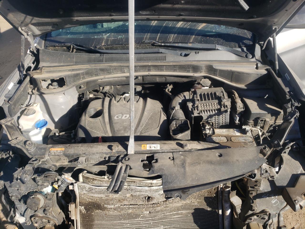 2015 Hyundai Santa Fe VIN 5XYZUDLB4FG267337 Copart auction photo, front end damage thumbnail 12