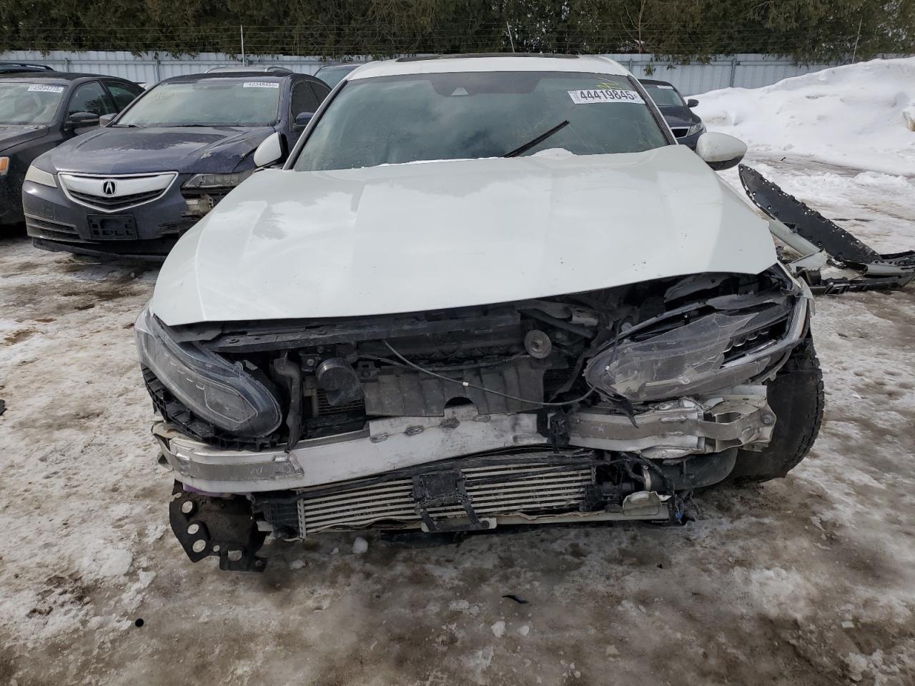 2019 Honda Accord VIN 1HGCV1F38KA804955 Copart auction photo, front end / rear end damage thumbnail 5