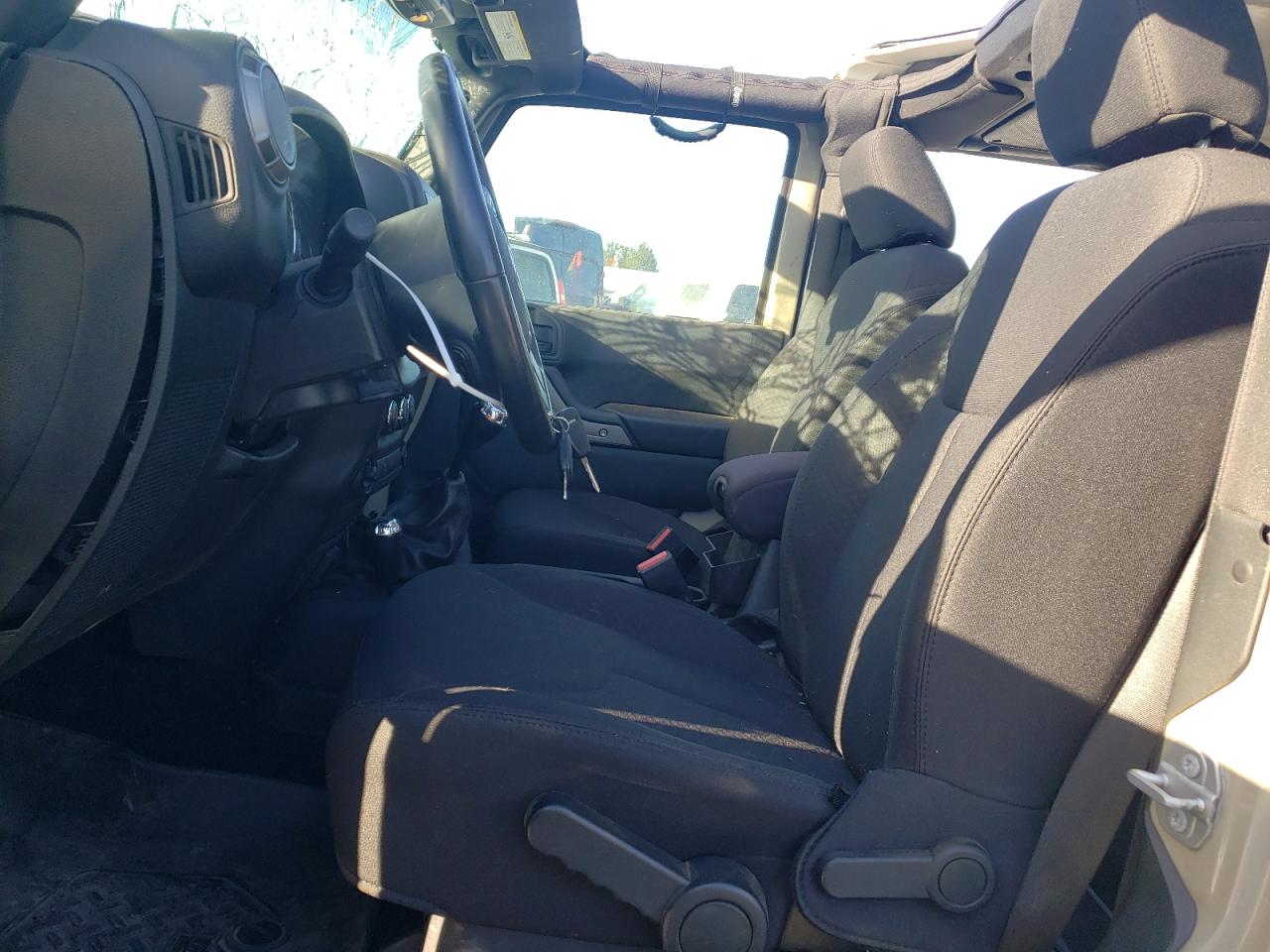 2018 Jeep Wrangler VIN 1C4AJWAG3JL870566 Copart auction photo, all over damage thumbnail 7