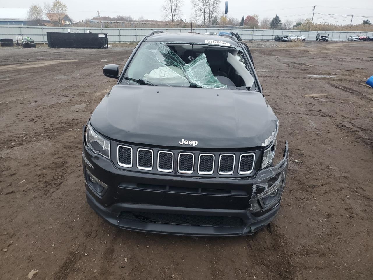 2018 Jeep Compass VIN 3C4NJDBB4JT177471 Copart auction photo, rollover damage thumbnail 5