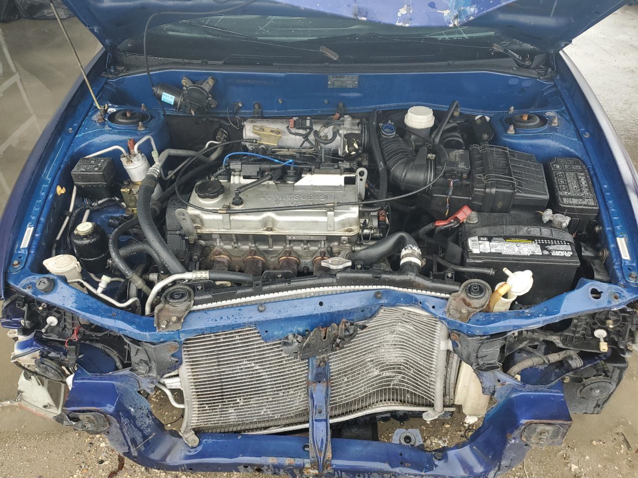 1998 Mitsubishi Mirage VIN JA3AY31C7WU002612 Copart auction photo, front end / minor dent/scratches damage thumbnail 11