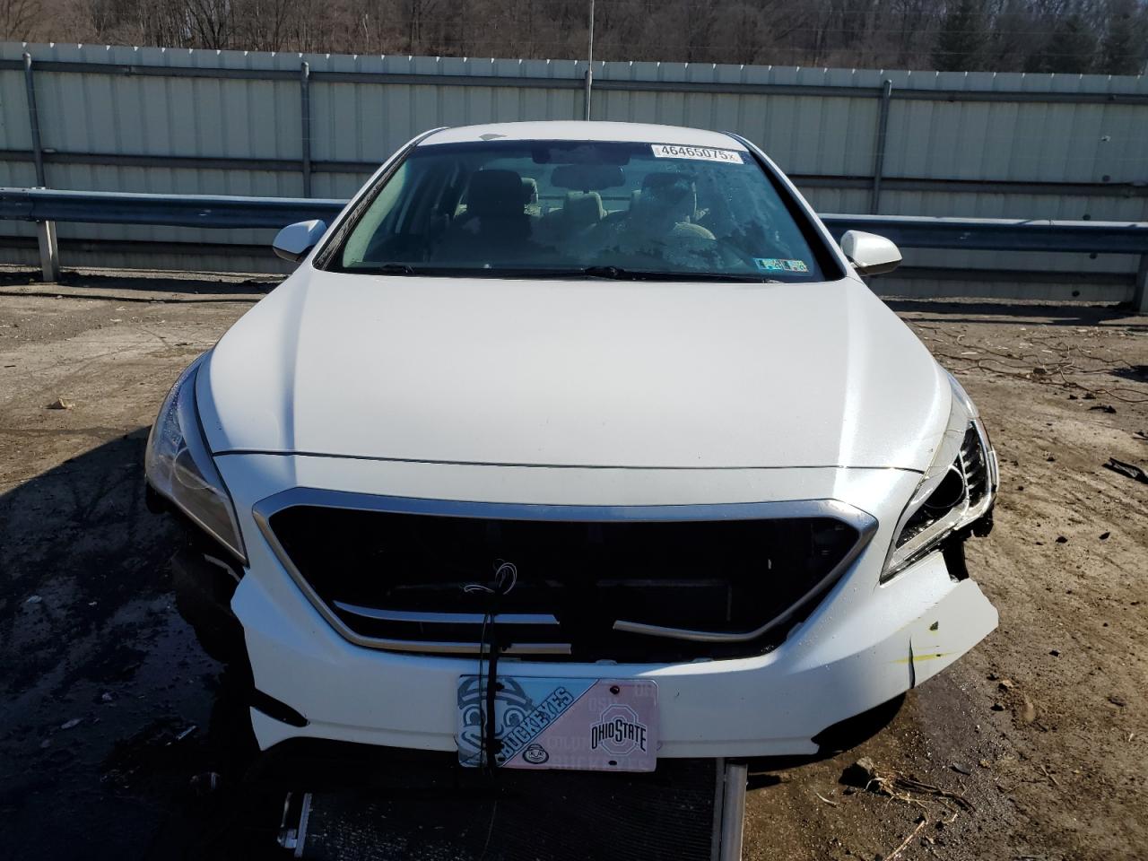 2016 Hyundai Sonata VIN 5NPE24AF2GH345568 Copart auction photo, front end damage thumbnail 5