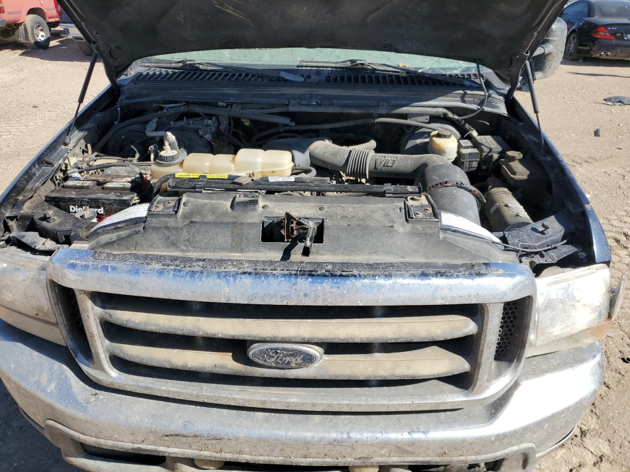2001 Ford F250 VIN 1FTNW21S51ED07751 Copart auction photo, all over / rollover damage thumbnail 12