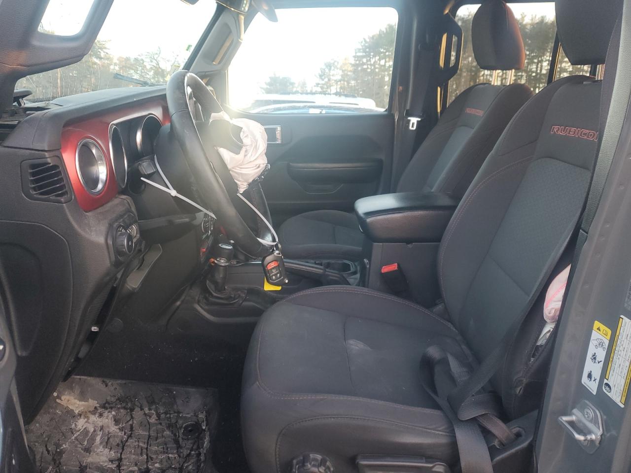 2019 Jeep Wrangler VIN 1C4HJXFN2KW519076 Copart auction photo, front end damage thumbnail 7