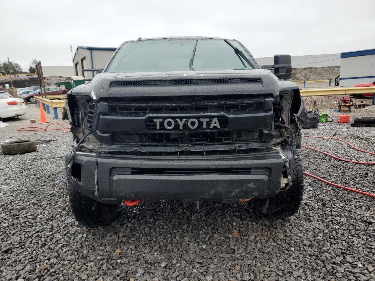 2014 Toyota Tundra VIN 5TFDW5F16EX408790 Copart auction photo, front end damage thumbnail 5