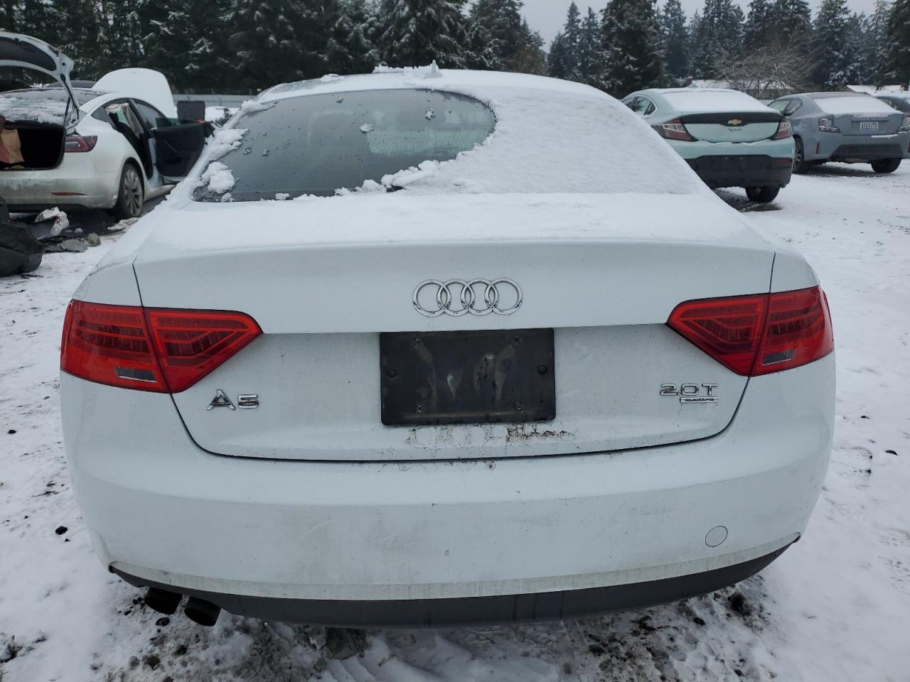 2013 Audi A5 VIN WAULFAFR4DA016545 Copart auction photo, front end damage thumbnail 6