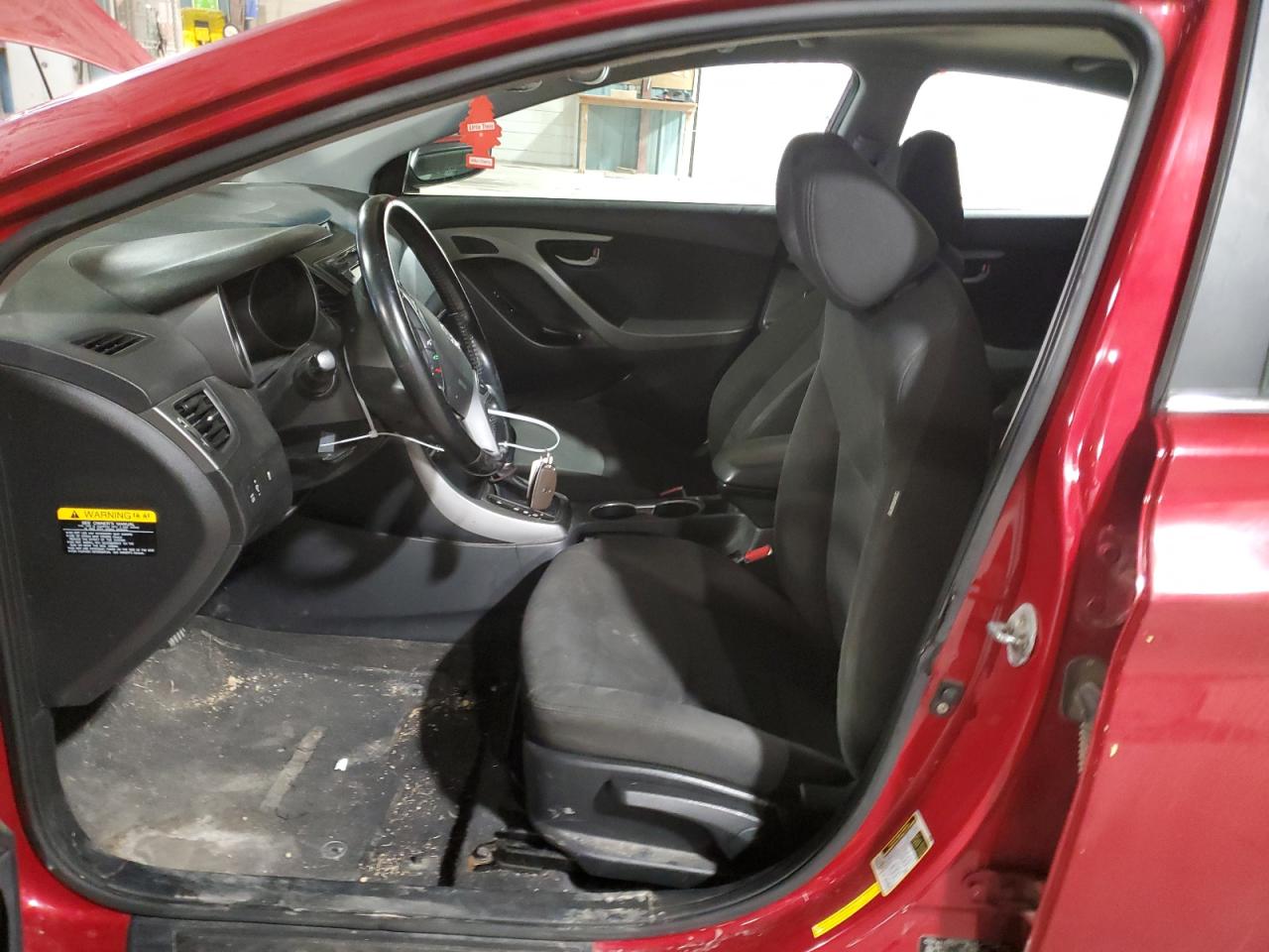 2016 Hyundai Elantra VIN KMHDH4AE2GU605566 Copart auction photo, front end / minor dent/scratches damage thumbnail 7