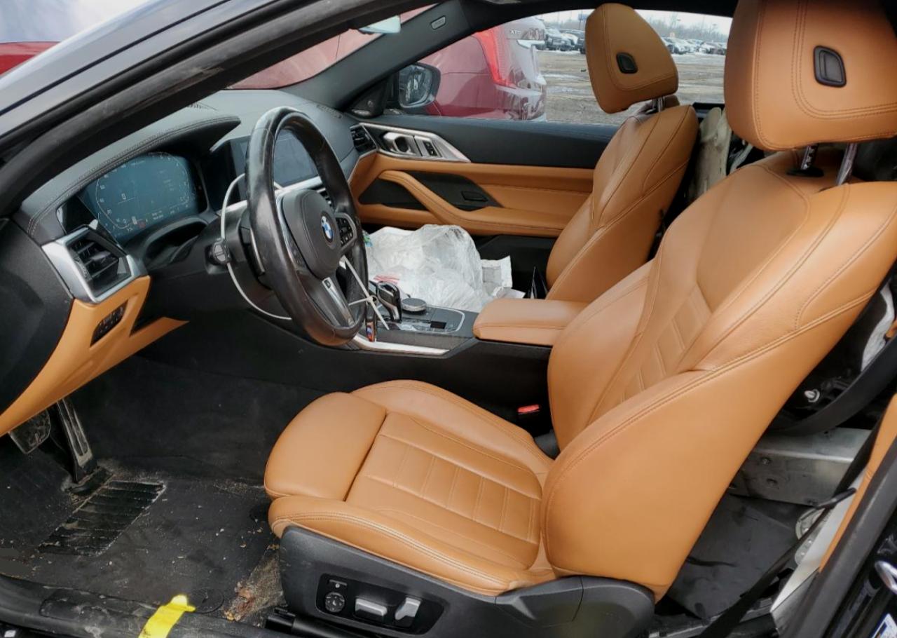 2021 BMW M4 VIN WBA13AR0XMCF64313 Copart auction photo, front end damage thumbnail 7