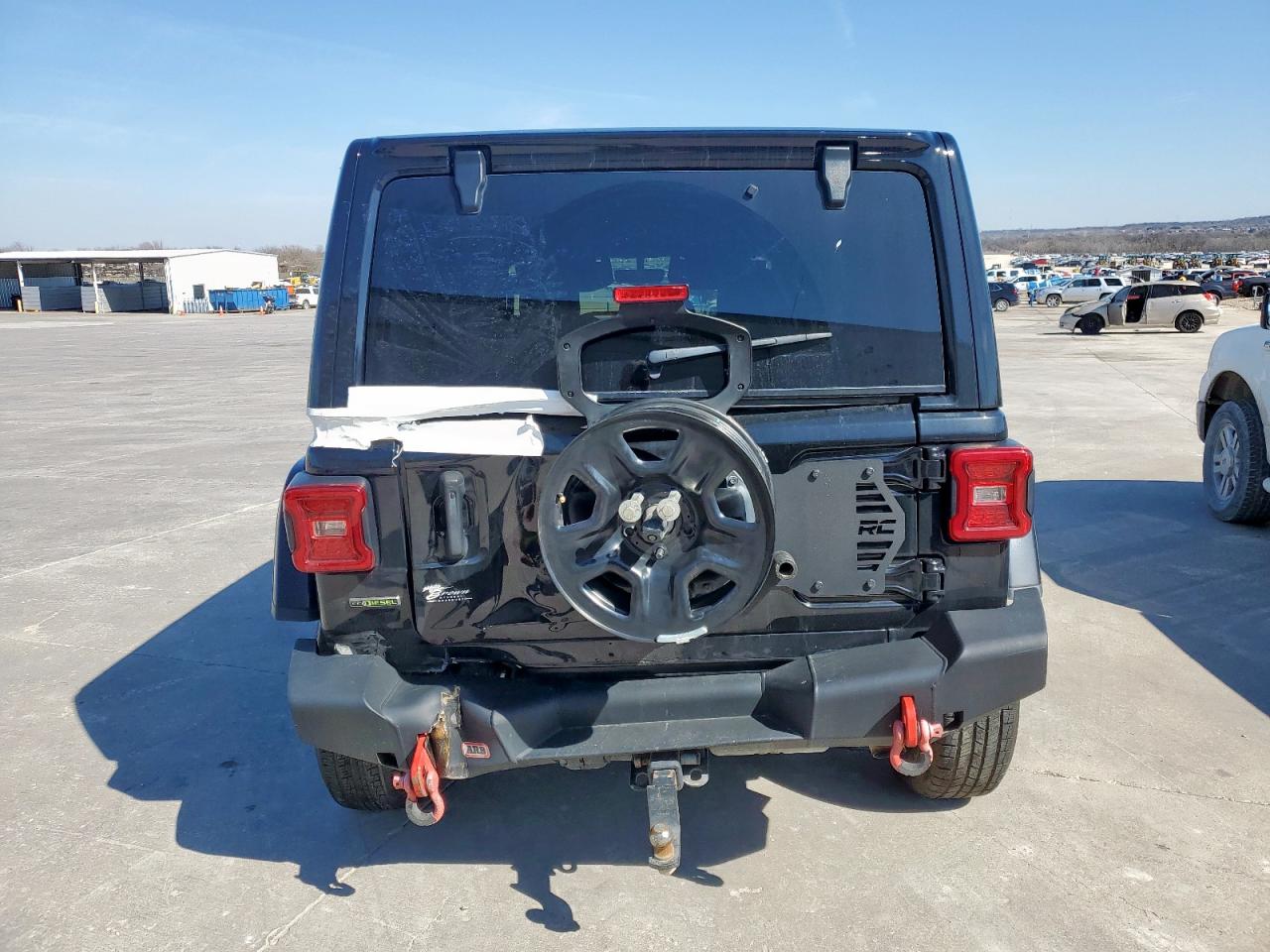 2021 Jeep Wrangler VIN 1C4JJXFM9MW565029 Copart auction photo, side / rear end damage thumbnail 6