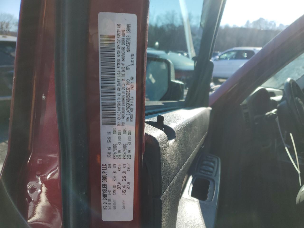 2011 Jeep Liberty (North America) VIN 1J4PN2GK4BW566532 Copart auction photo, all over / undercarriage damage thumbnail 13