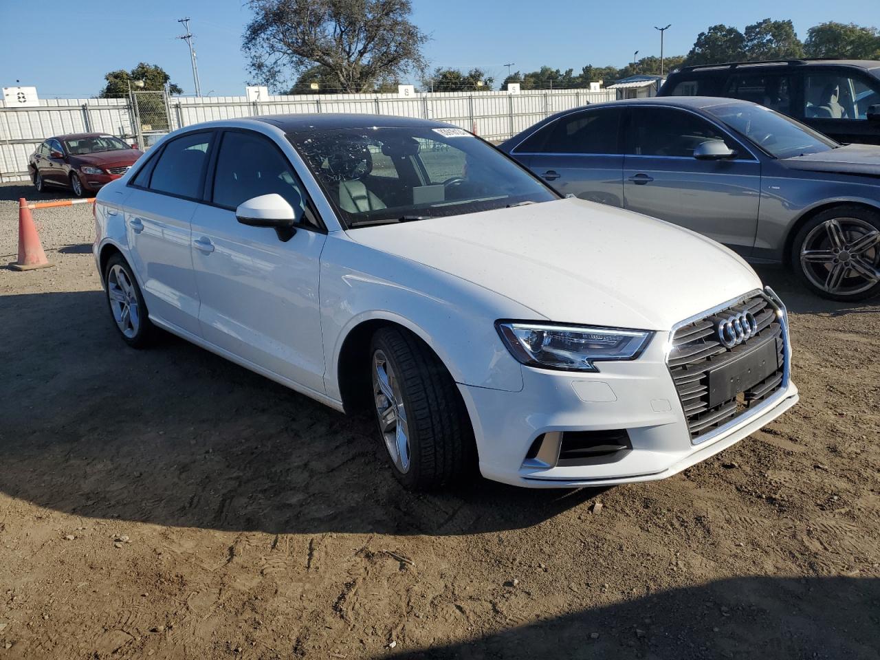2017 Audi A3 VIN WAUAUGFF6H1036646 Copart auction photo, front end damage thumbnail 4