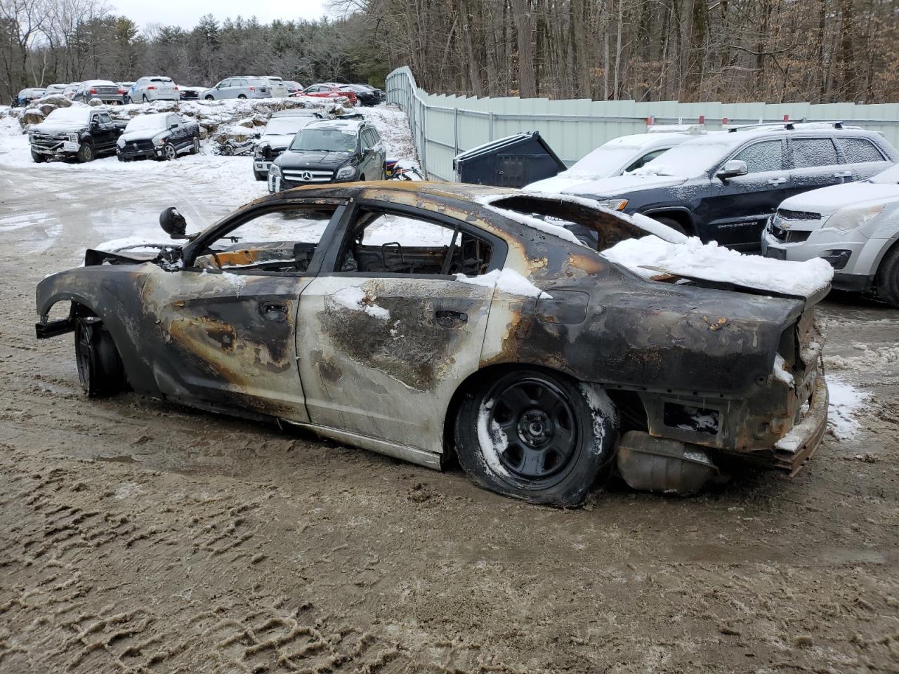 2012 Dodge Charger VIN 2C3CDXATXCH130116 Copart auction photo, burn damage thumbnail 2