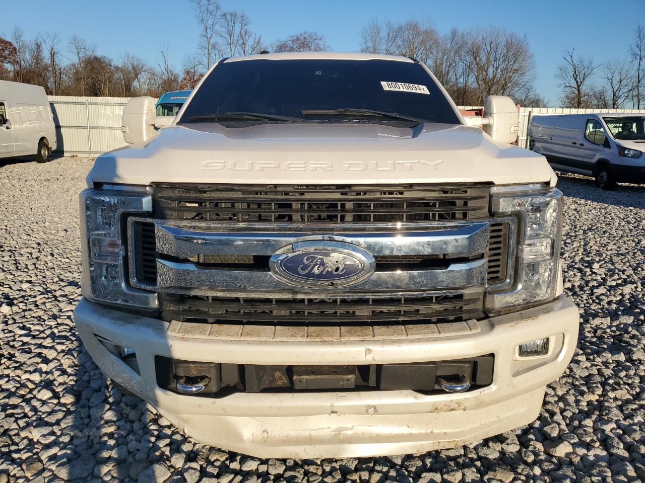 2017 Ford F250 VIN 1FT7W2BT9HED15426 Copart auction photo, front end / side damage thumbnail 5