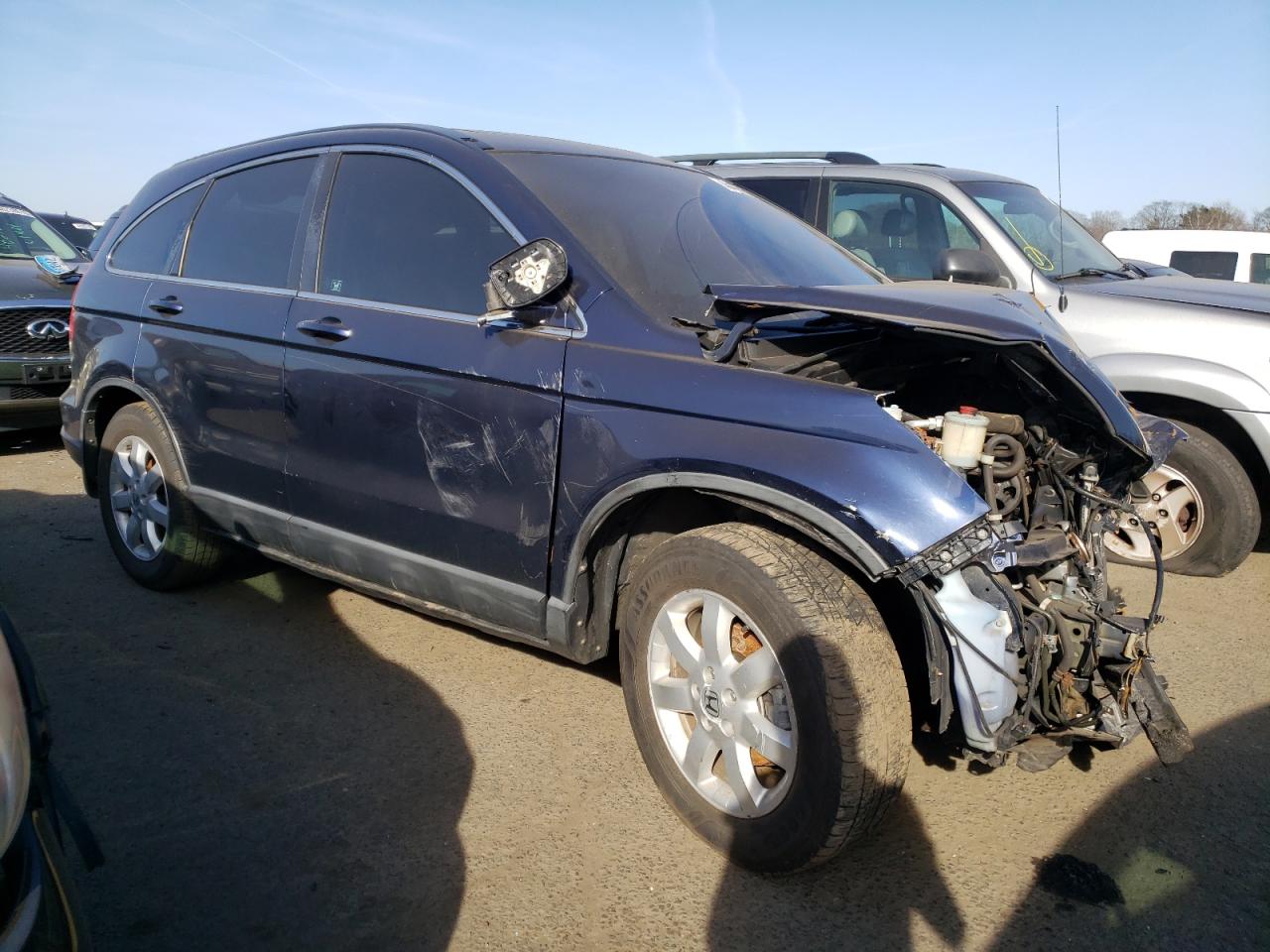 2009 Honda CR-V VIN 5J6RE48789L064018 Copart auction photo, front end / minor dent/scratches damage thumbnail 4