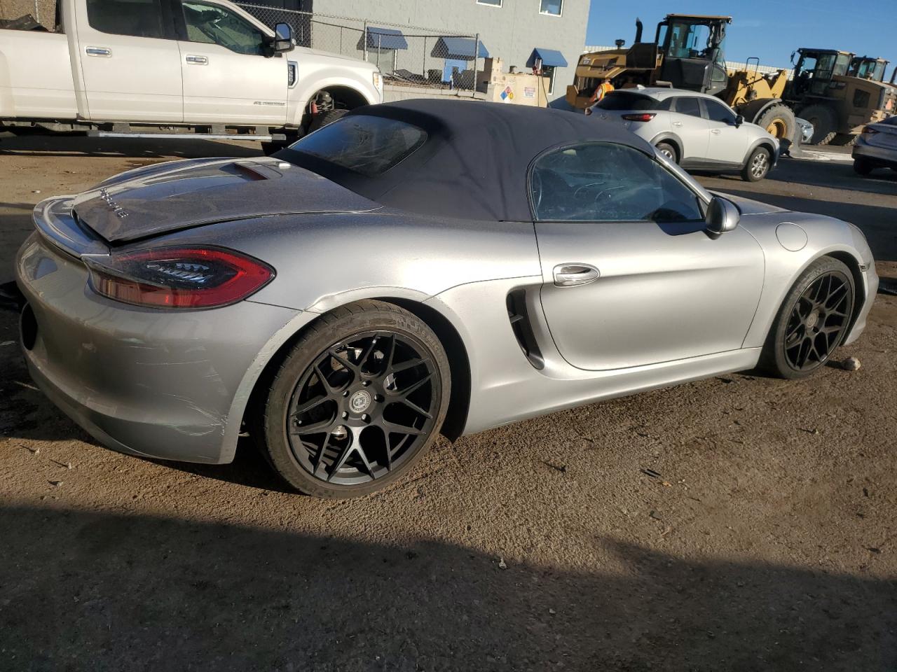 2013 Porsche Boxster VIN WP0CA2A85DS114337 Copart auction photo, side damage thumbnail 3