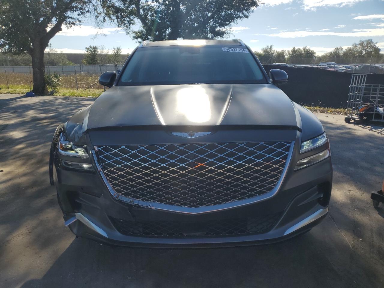 2022 Genesis Gv80 VIN KMUHCESC2NU087993 Copart auction photo, front end damage thumbnail 5