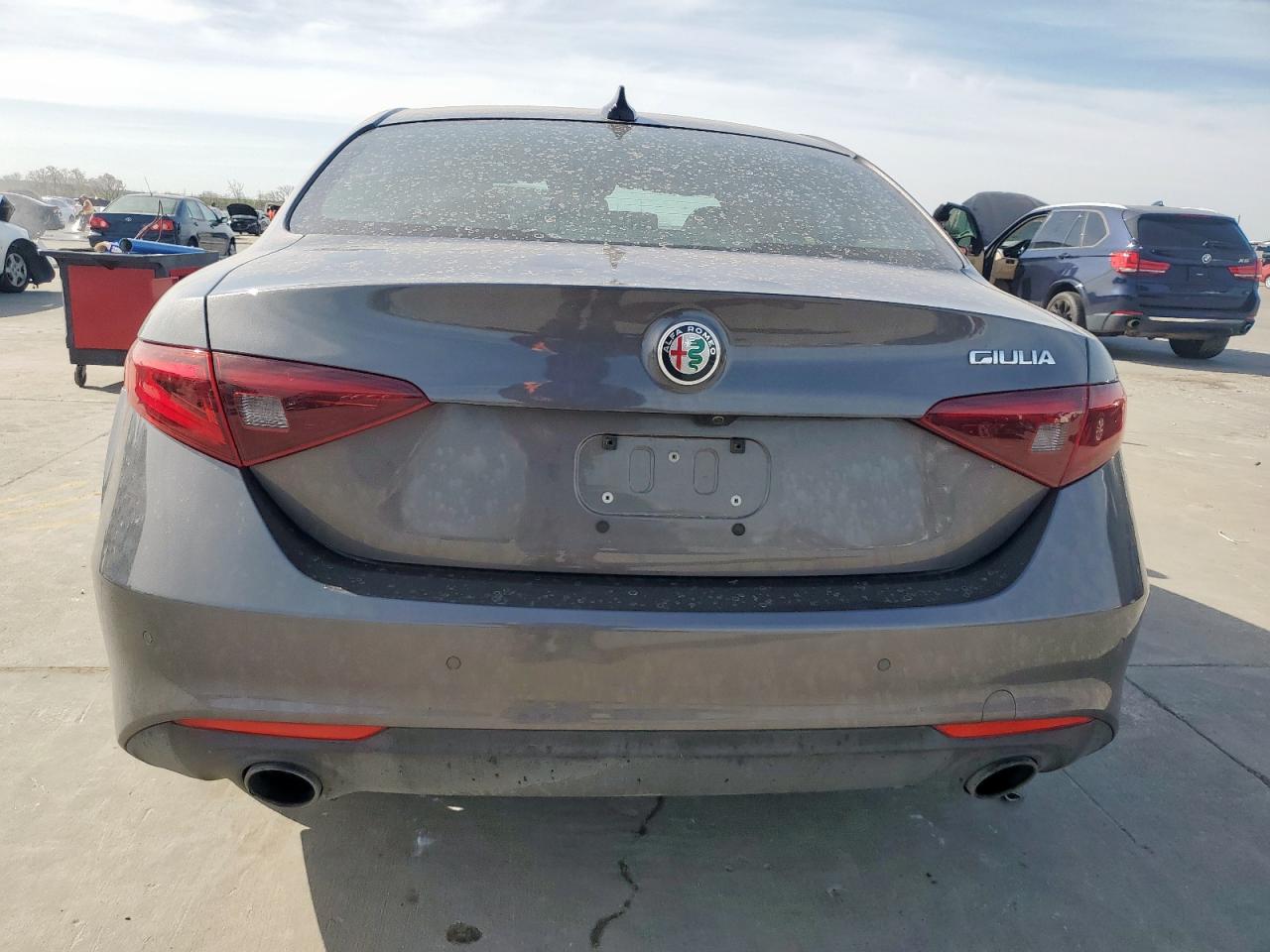 2022 Alfa Romeo Giulia VIN ZARFAMBN5N7663737 Copart auction photo, side / front end damage thumbnail 6
