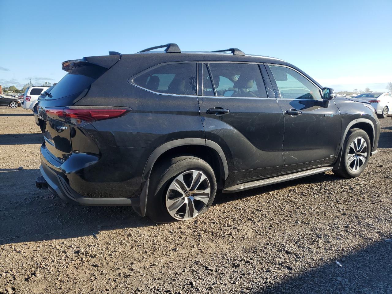 2021 Toyota Highlander VIN 5TDGBRCH0MS525271 Copart auction photo, side damage thumbnail 3
