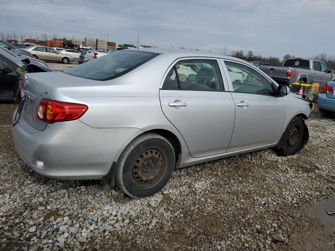 2009 Toyota Corolla VIN JTDBL40E099044348 Copart auction photo, front end / rear end damage thumbnail 3