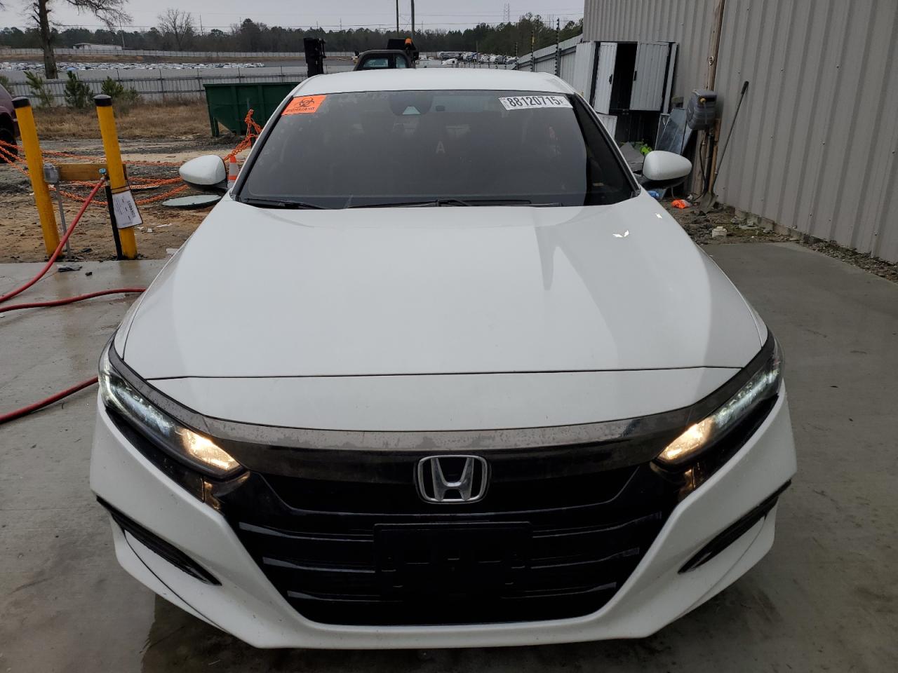 2020 Honda Accord VIN 1HGCV1F33LA153882 Copart auction photo, side / rear end damage thumbnail 5
