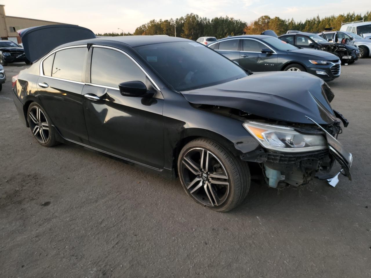 2016 Honda Accord VIN 1HGCR2F55GA091449 Copart auction photo, front end damage thumbnail 5