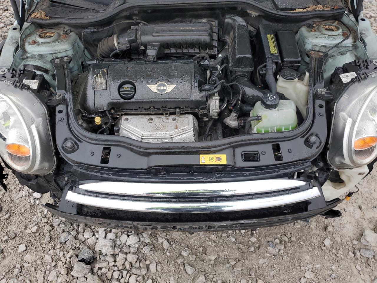 2012 MINI Cooper VIN WMWSU3C53CT184579 Copart auction photo, front end damage thumbnail 11