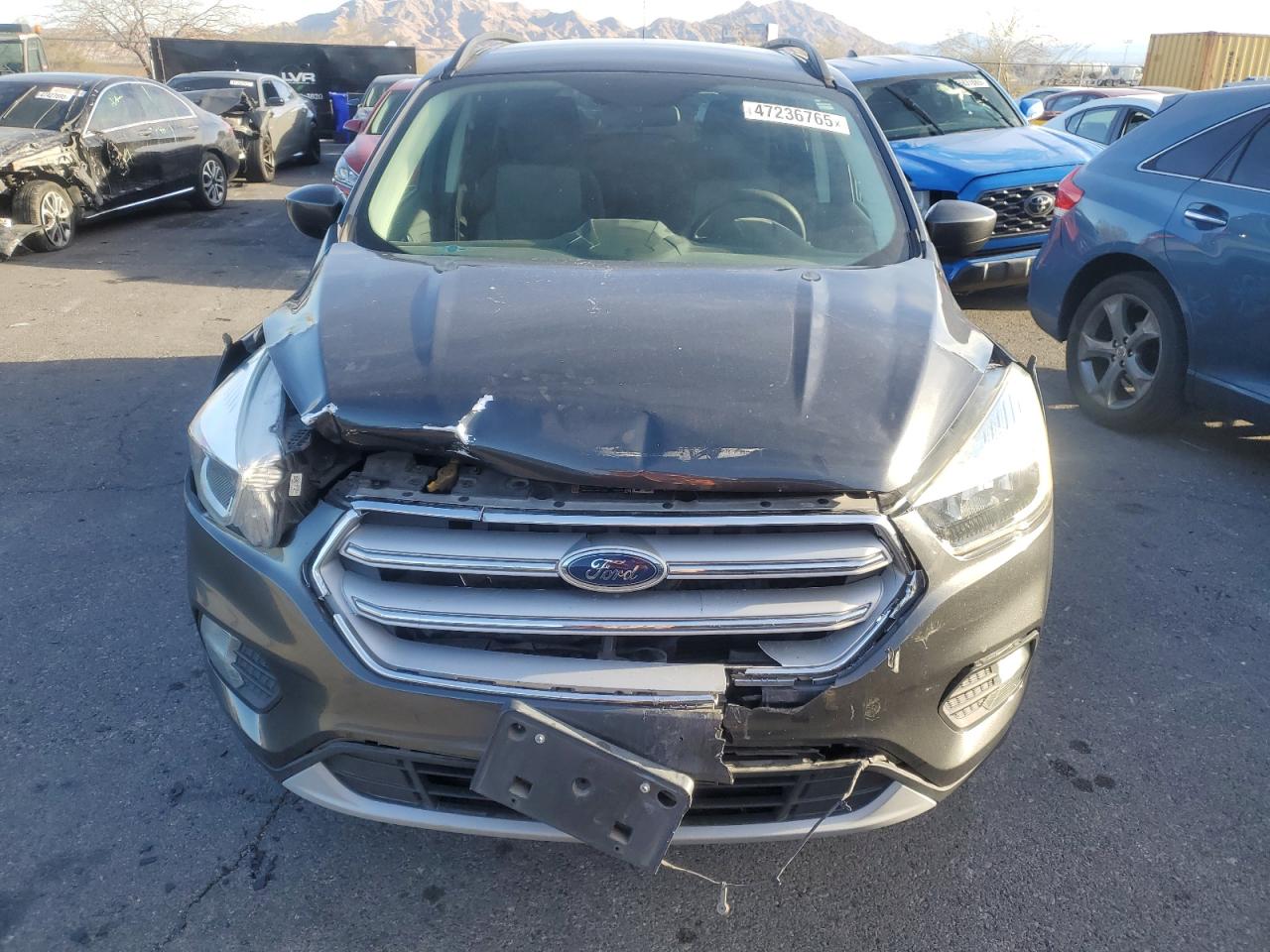 2018 Ford Escape VIN 1FMCU0GD1JUD37616 Copart auction photo, front end damage thumbnail 5